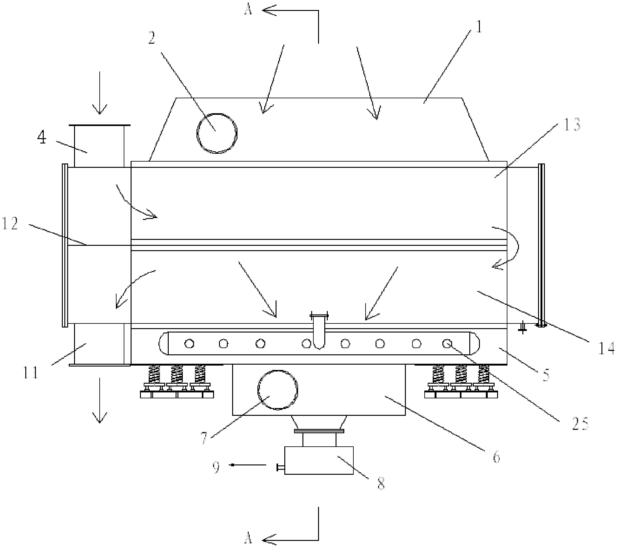 All-welded plate shell type stainless steel condenser and application thereof