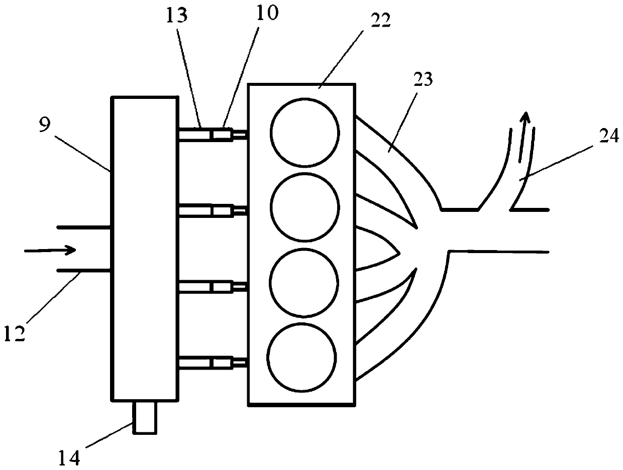 A Forced Exhaust Gas Injection System to Suppress Pre-ignition and Knock