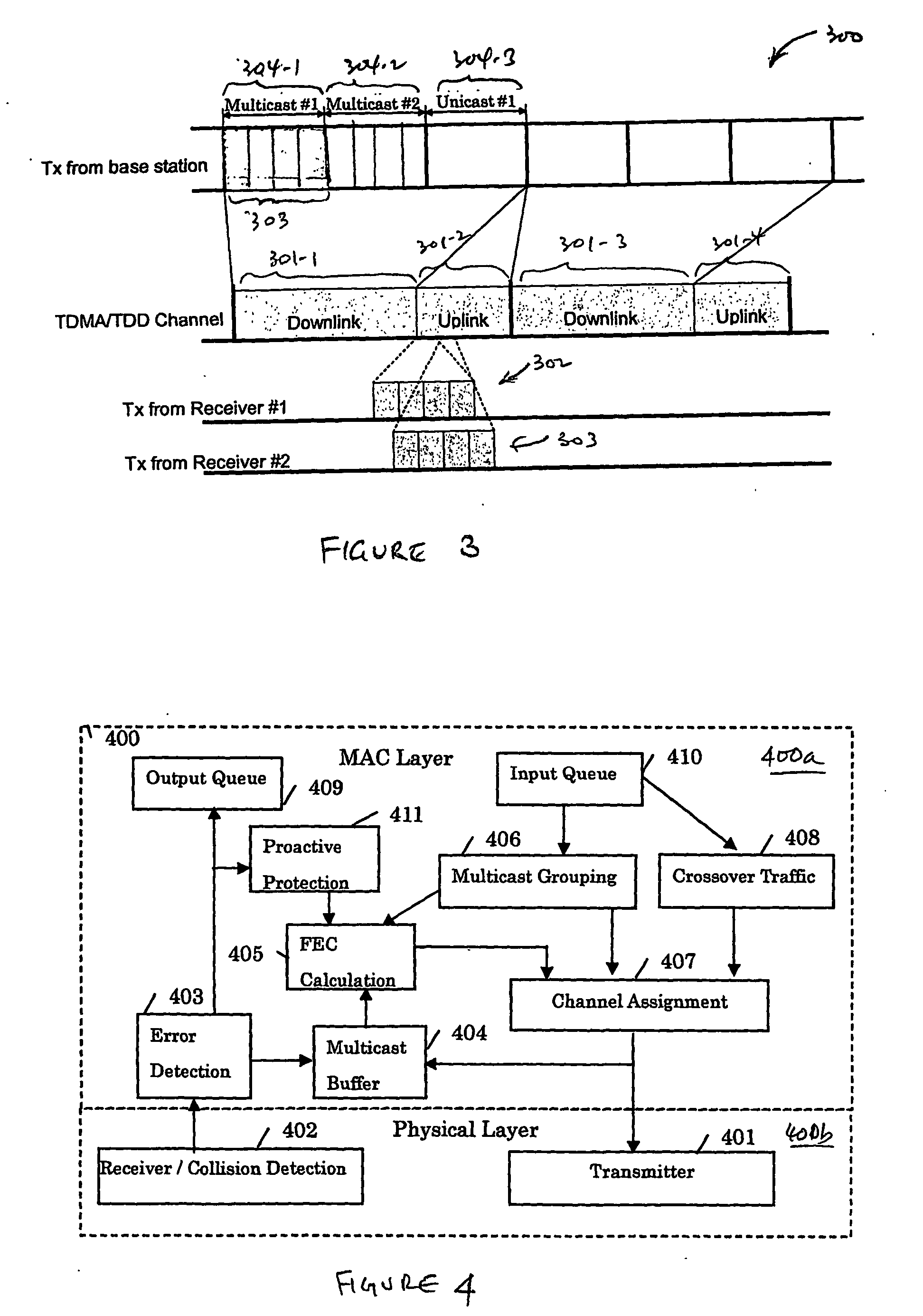 Method for supporting scalable and reliable multicast in tdma/tdd systems using feedback suppression techniques