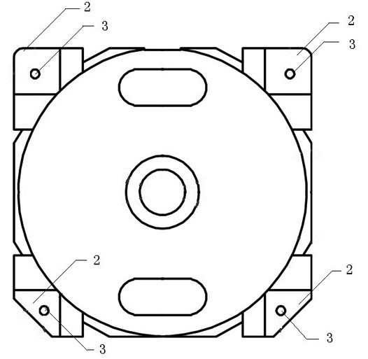 Sunk plate type filter