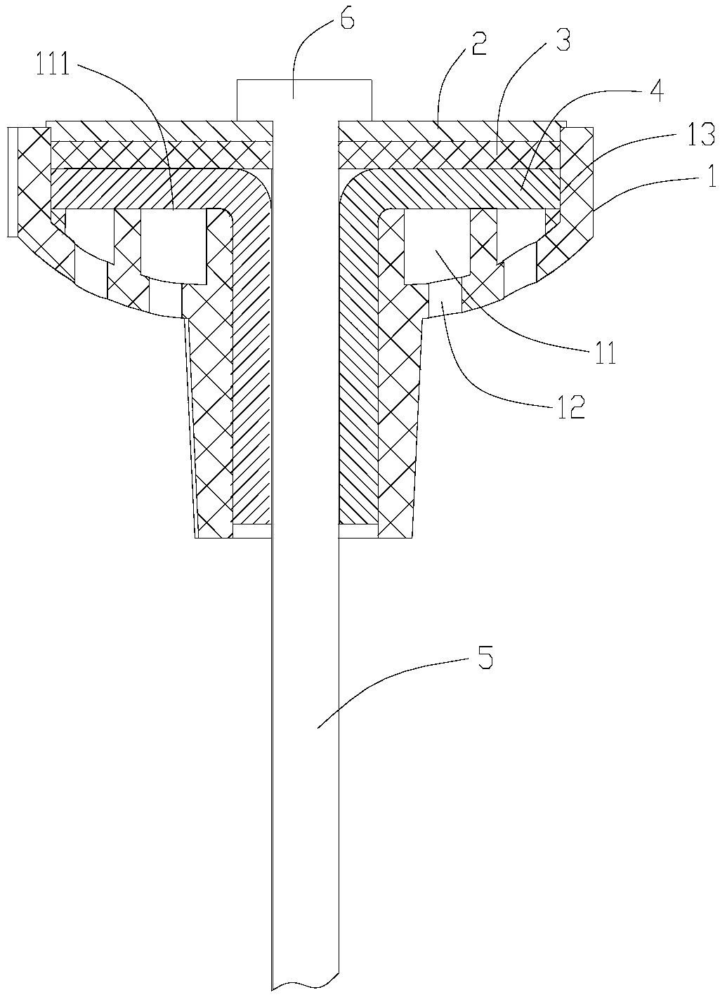 Suspension damping structure and washing machine