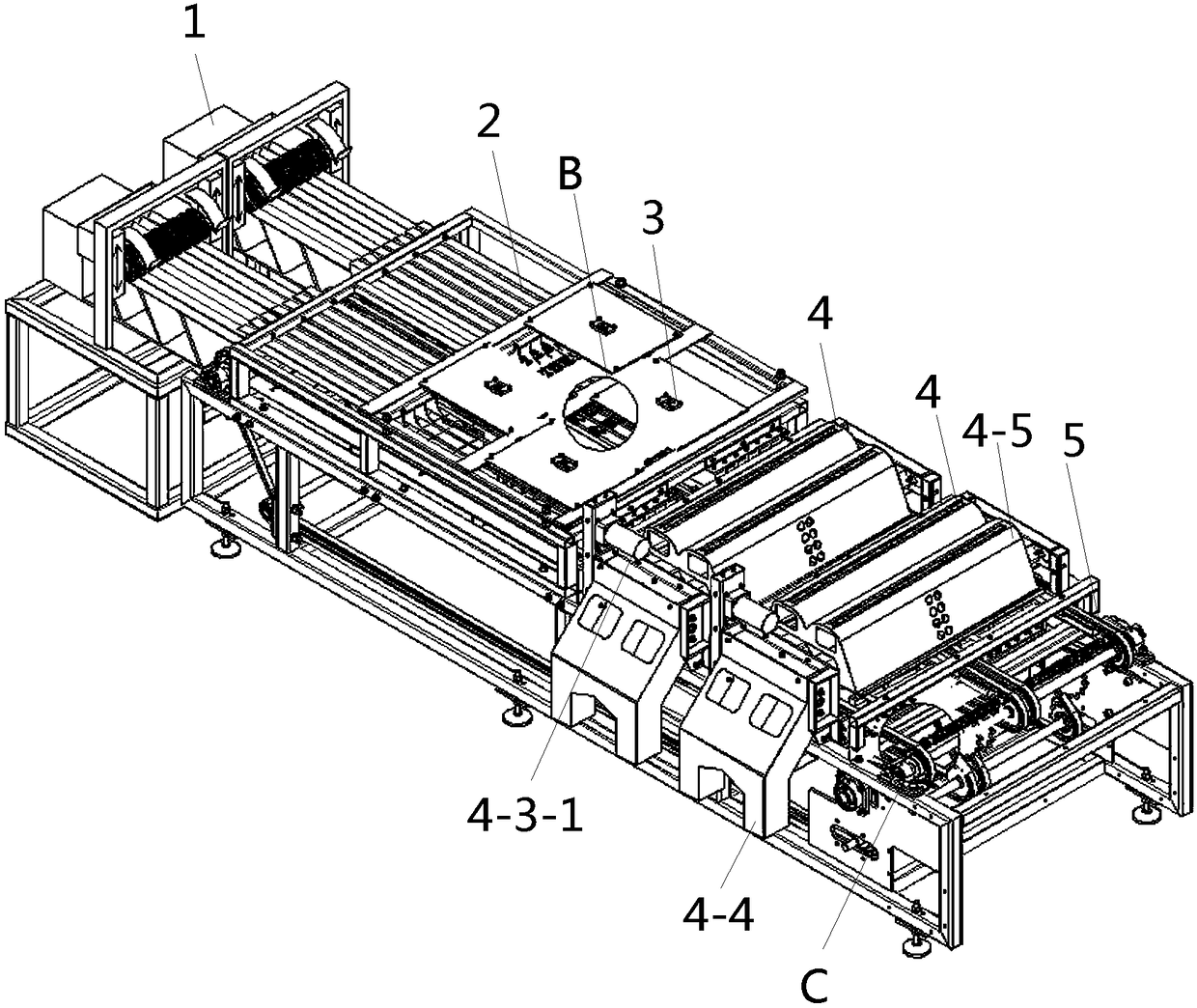 High-precision vegetable and fruit quick intelligent selecting equipment