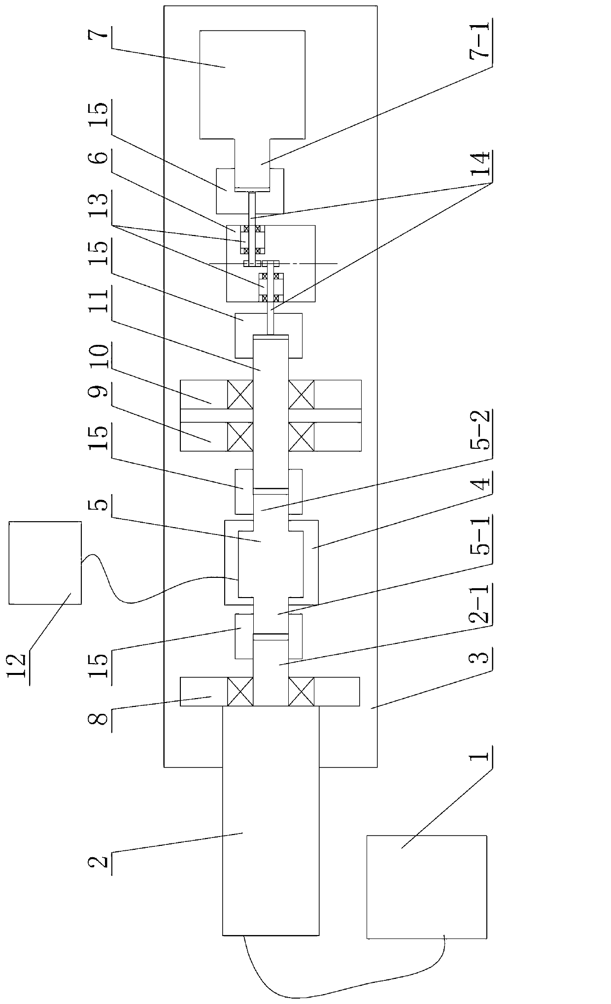 Fatigue testing machine used for small module wheel gear symmetry fatigue test