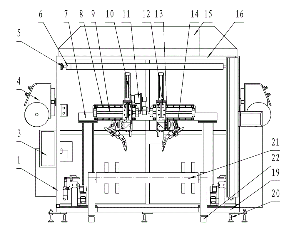 Welder for automotive door bumper