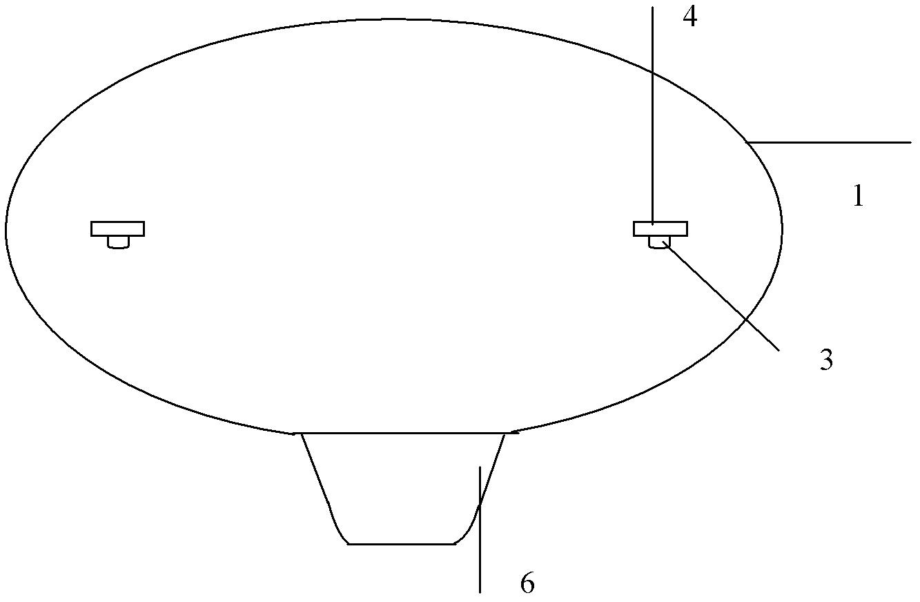 Four-rotor-wing indoor airship