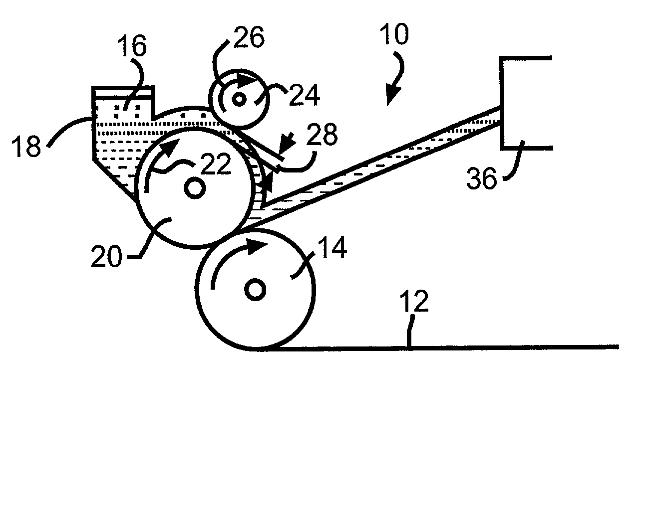 Process for fabricating continuously coated electrodes on a porous current collector and cell designs incorporating said electrodes