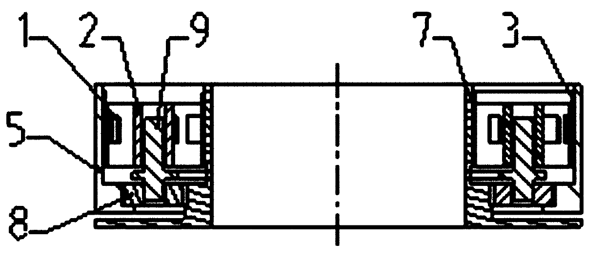 Clock spring capable of preventing fold-back and disorder of multiple cables