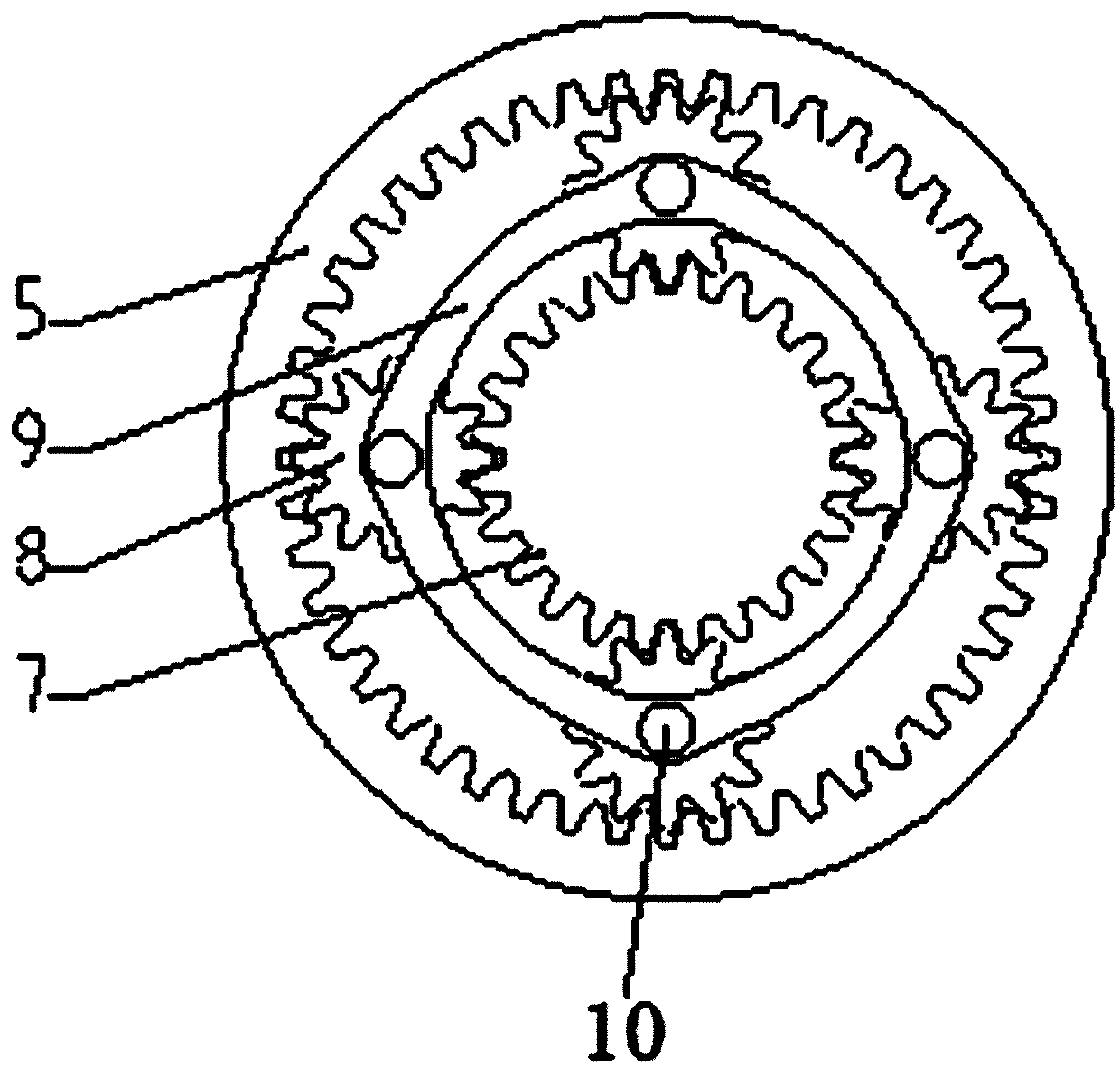 Clock spring capable of preventing fold-back and disorder of multiple cables