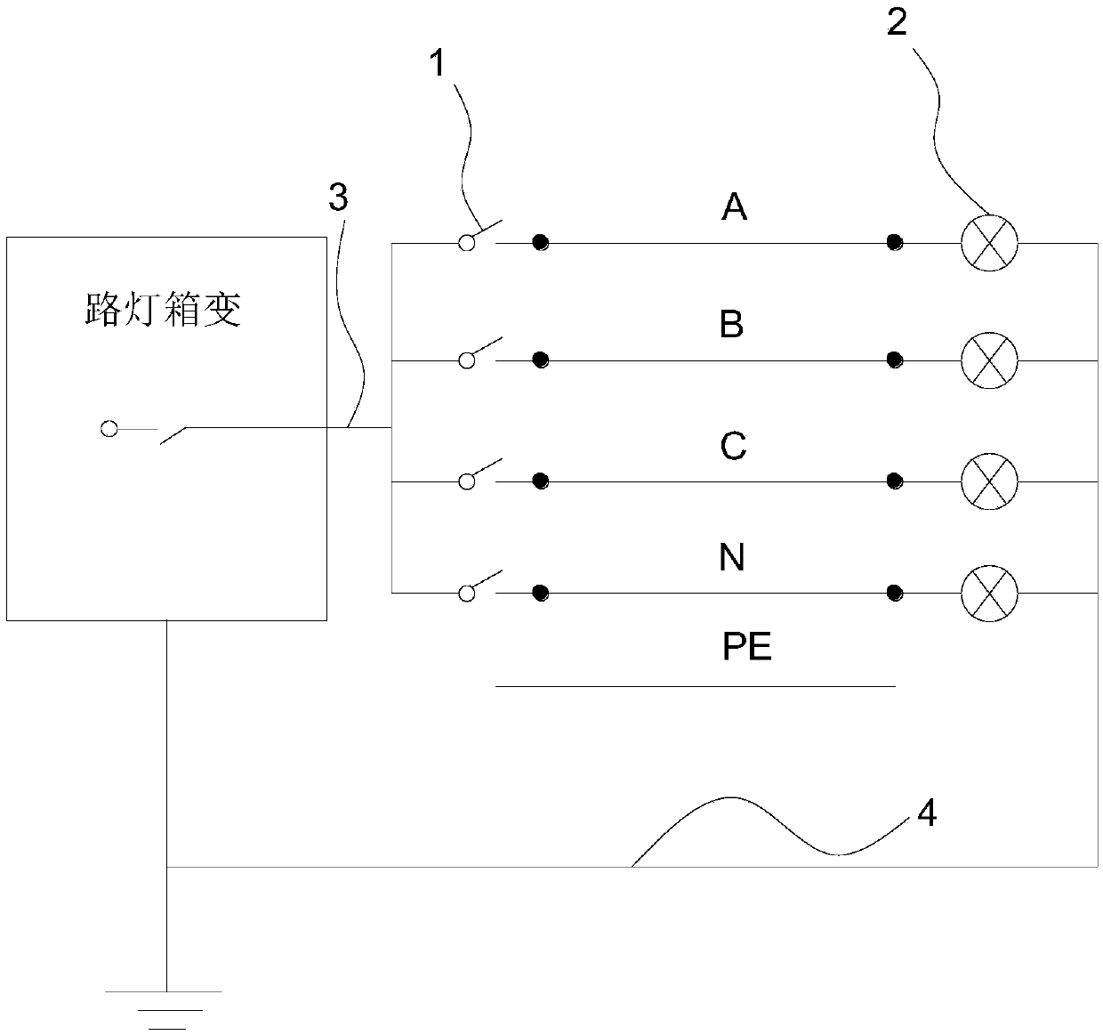 Check method for single-core cable of road illumination system