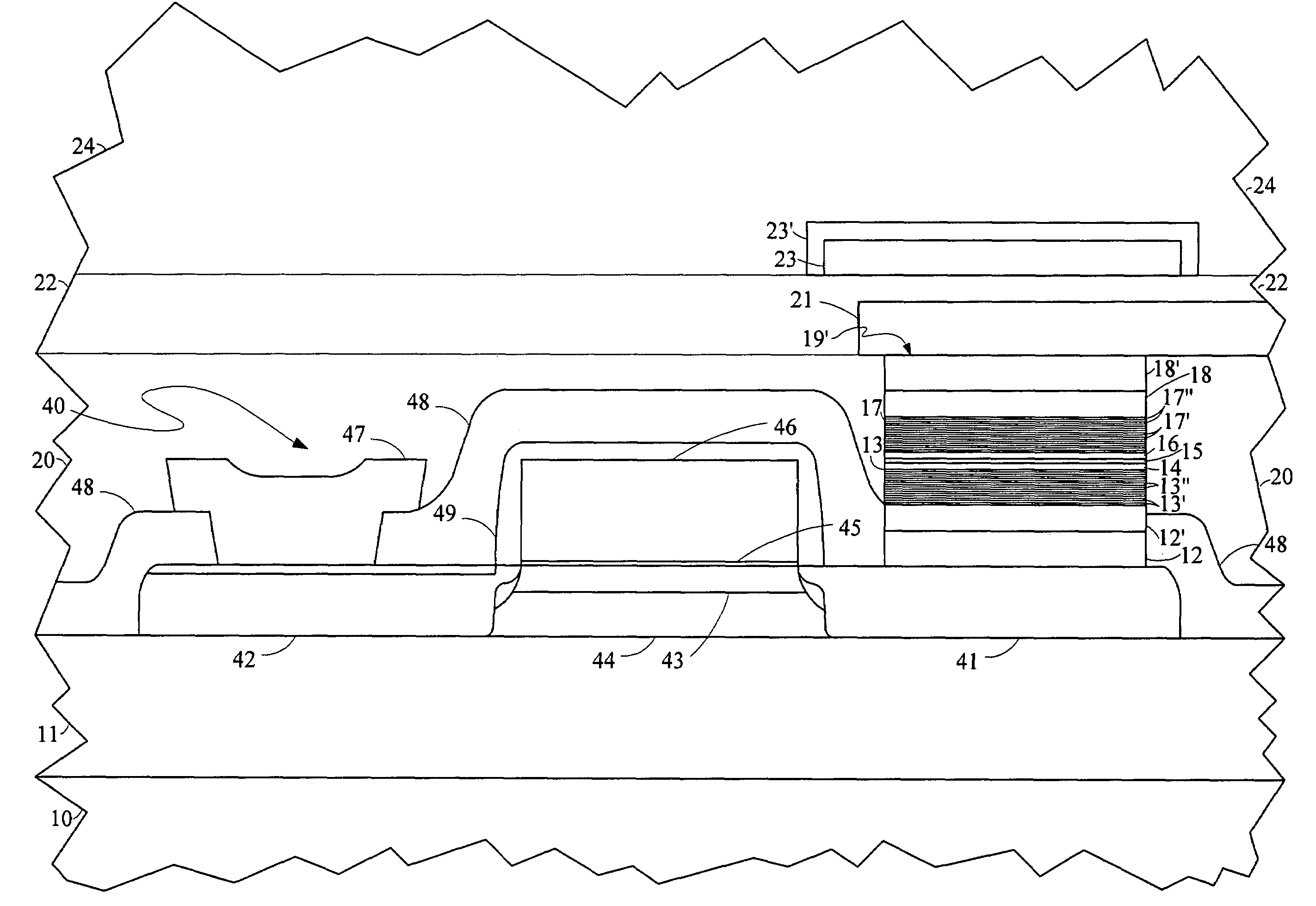 Magnetoresistive memory SOI cell