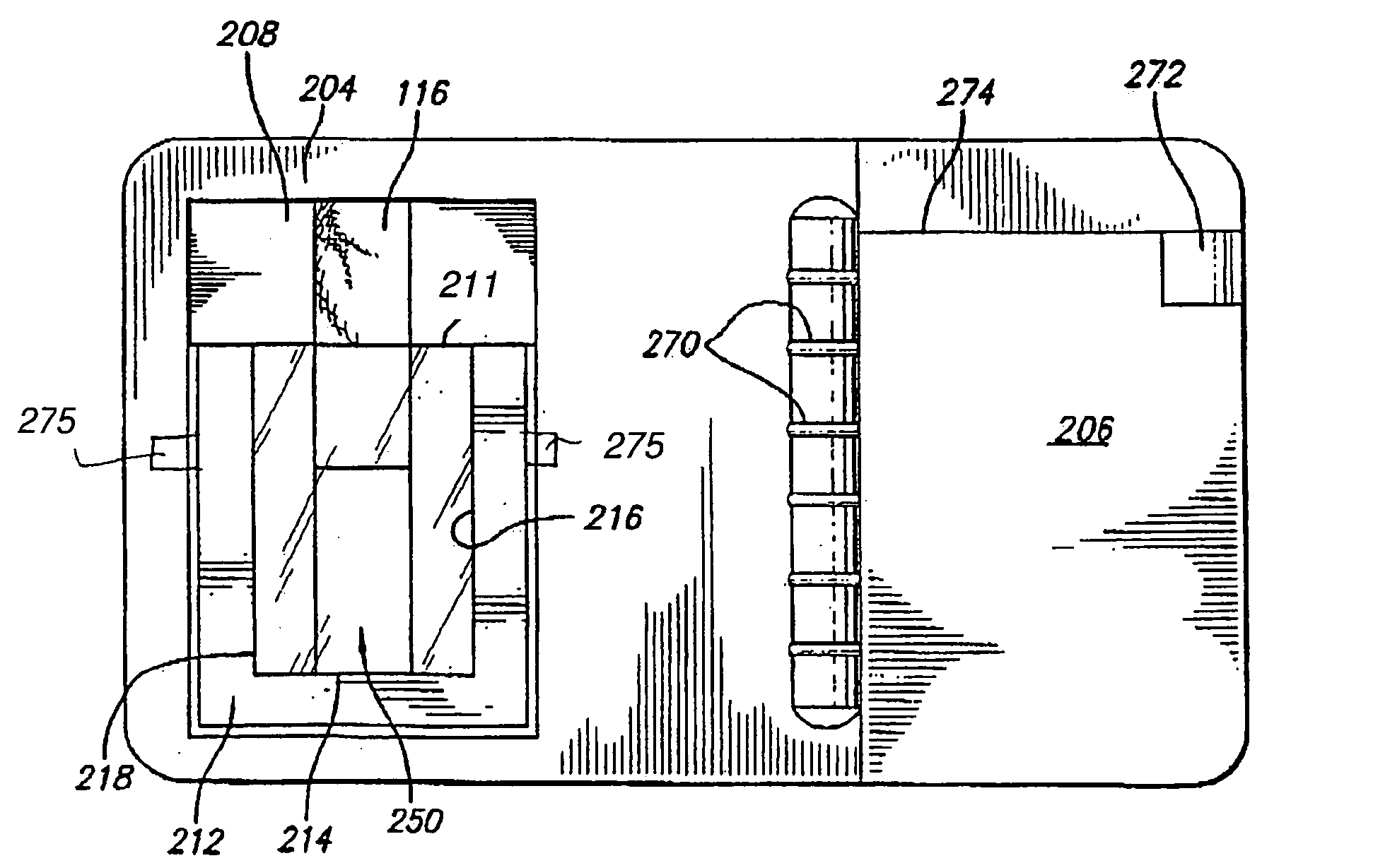 Notebook with two-way pocket