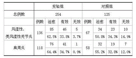 Traditional Chinese medicine preparation for treating rheumatic joint pain and preparation