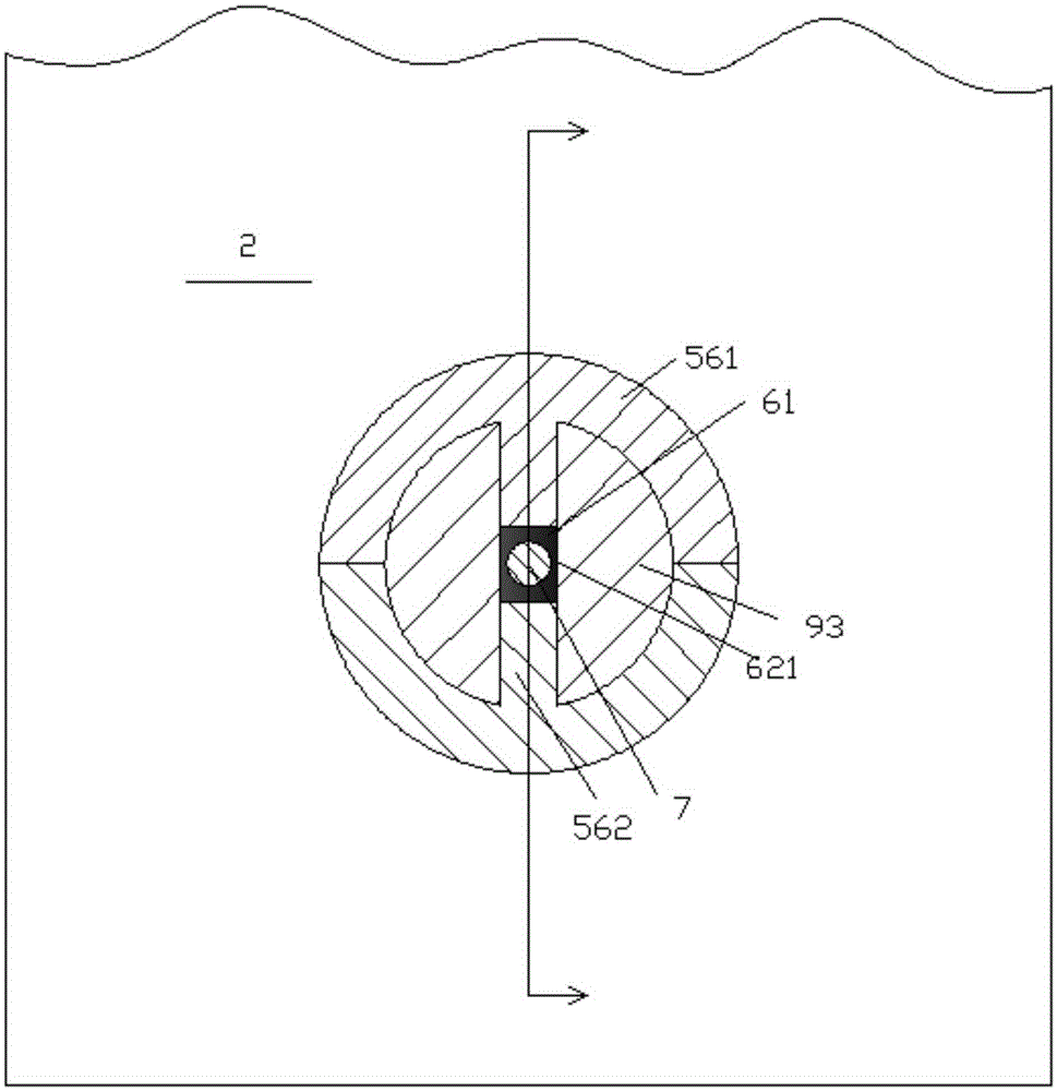 Mounting and locking column device used for wall-mounting part