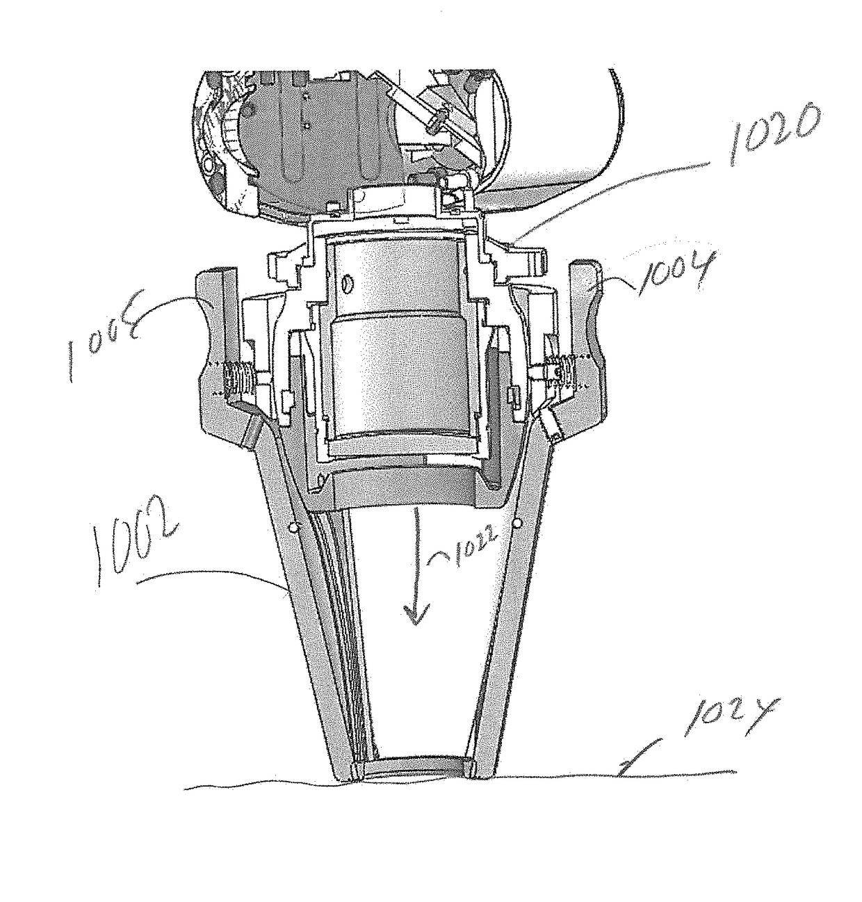 Method and apparatus for directional skin tightening