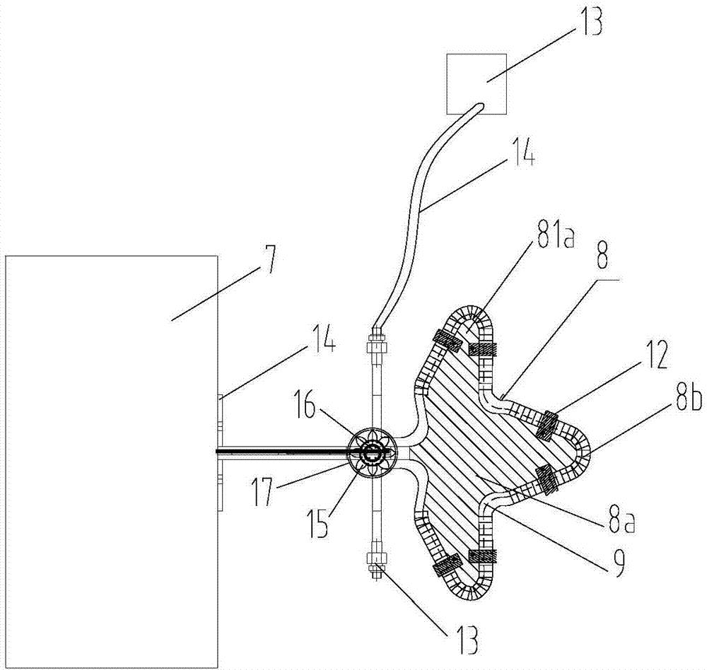 Pulley part quenching device