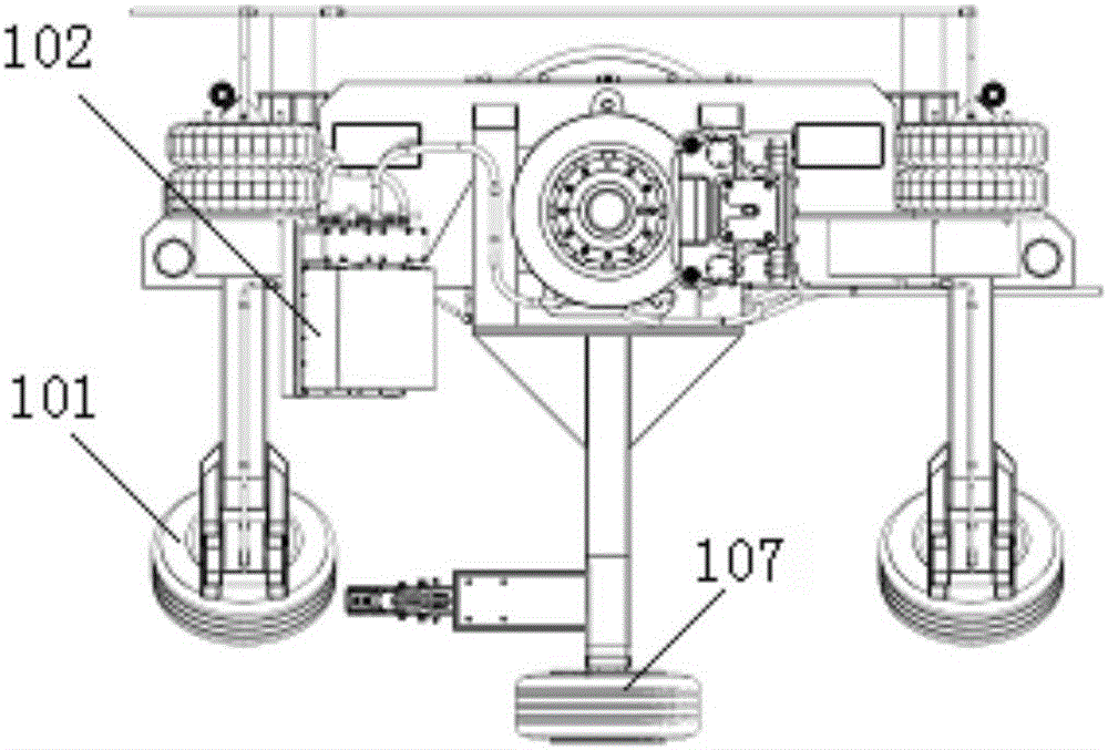 Monorail train and monorail traffic system controllable in adhesive force