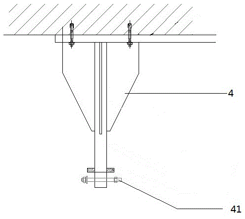 A vertical greening column device and vertical greening system