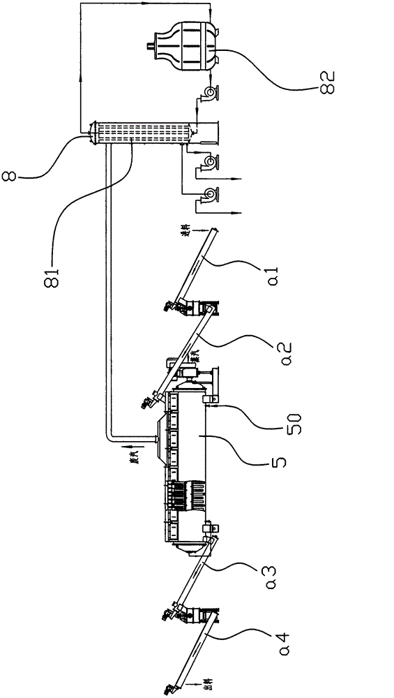 Vacuum low-temperature continuous drying machine