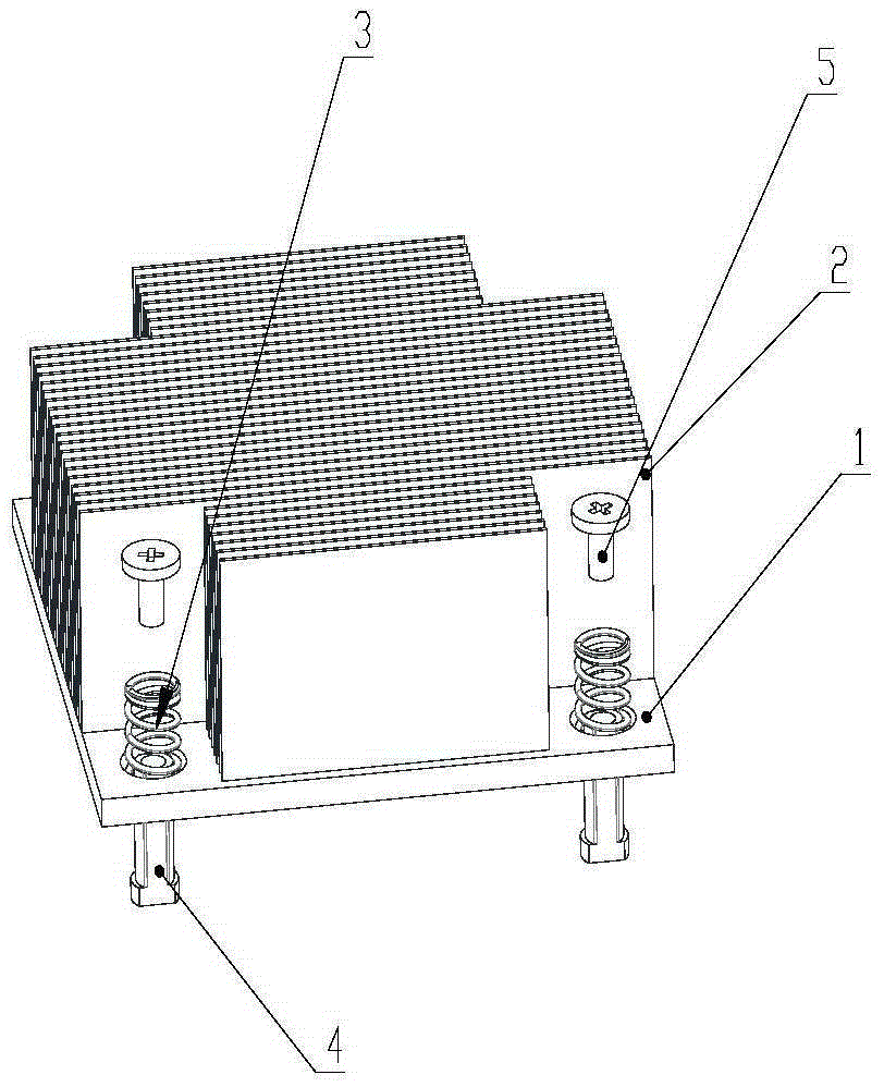 Chip heat radiation assembly and chip circuit board thereof