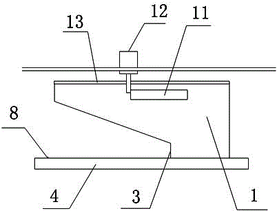 A plastic packaging material loading device