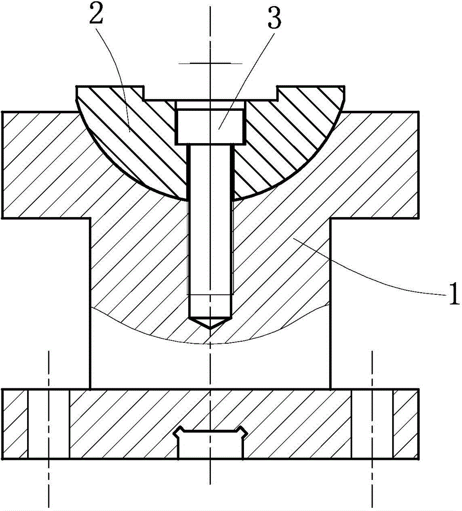 Floating equal-height pad assembly for vertical drilling machine