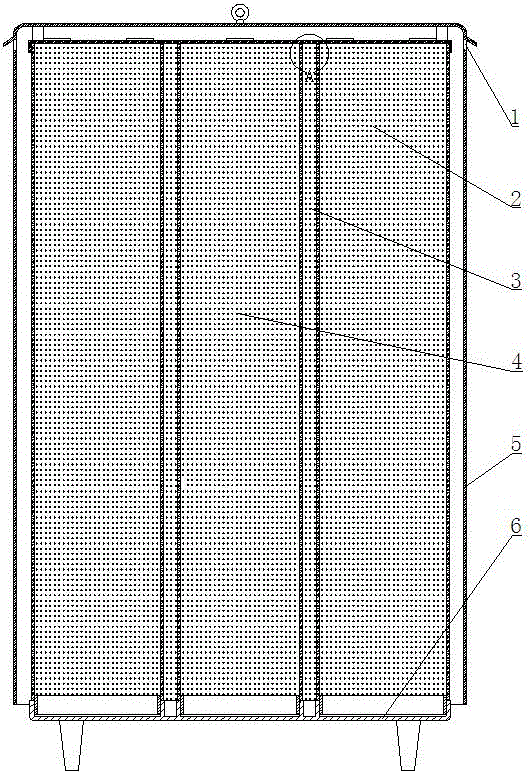 Outdoor grain storing device