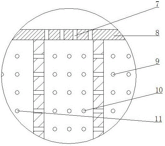 Outdoor grain storing device