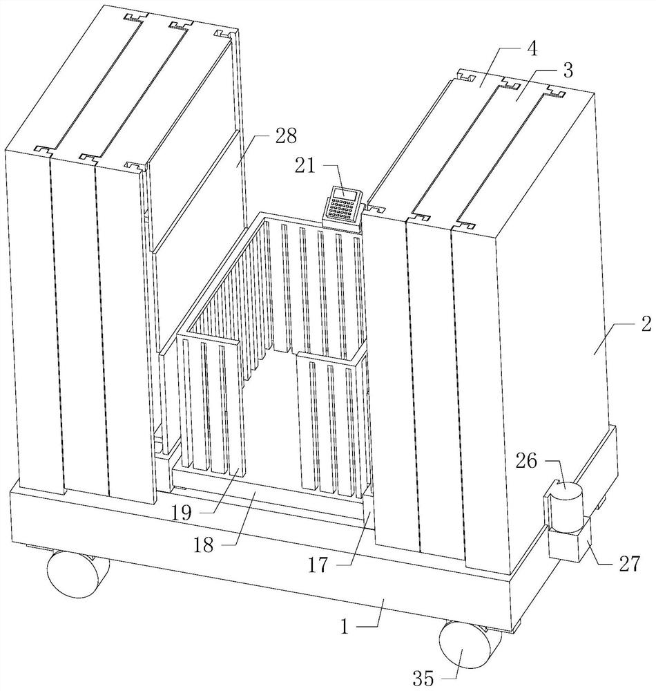 Auxiliary supporting frame for mounting of factory wind power generation equipment