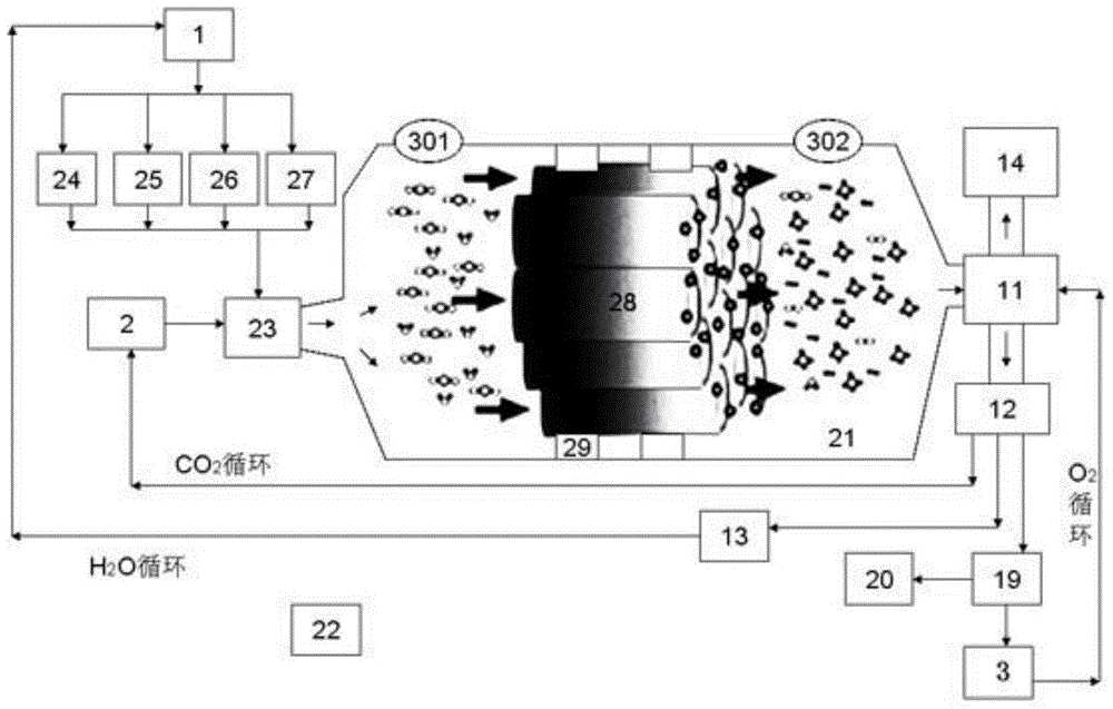 Carbon dioxide generation technique catalyzed by medium and low temperature seawater and device thereof