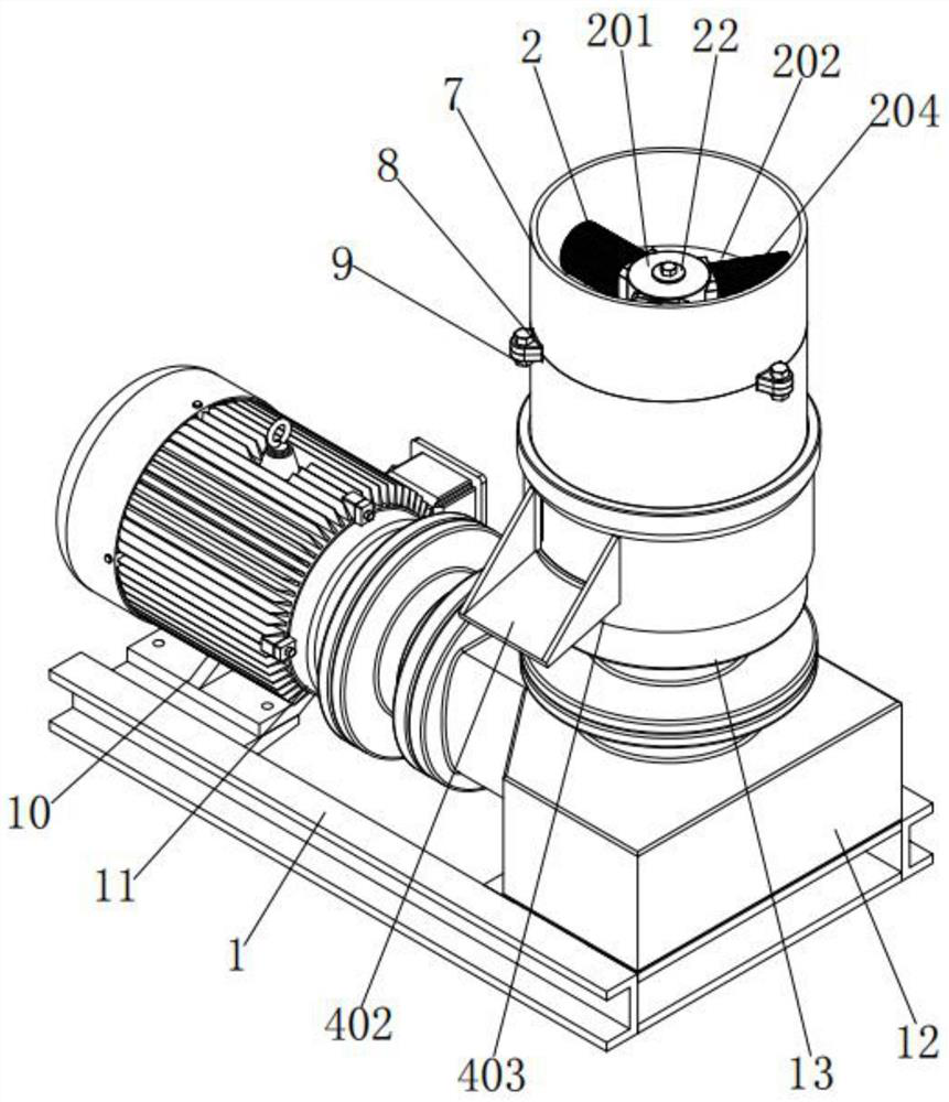 Feed granulator with quick press roller replacing and mounting structure and use method of feed granulator