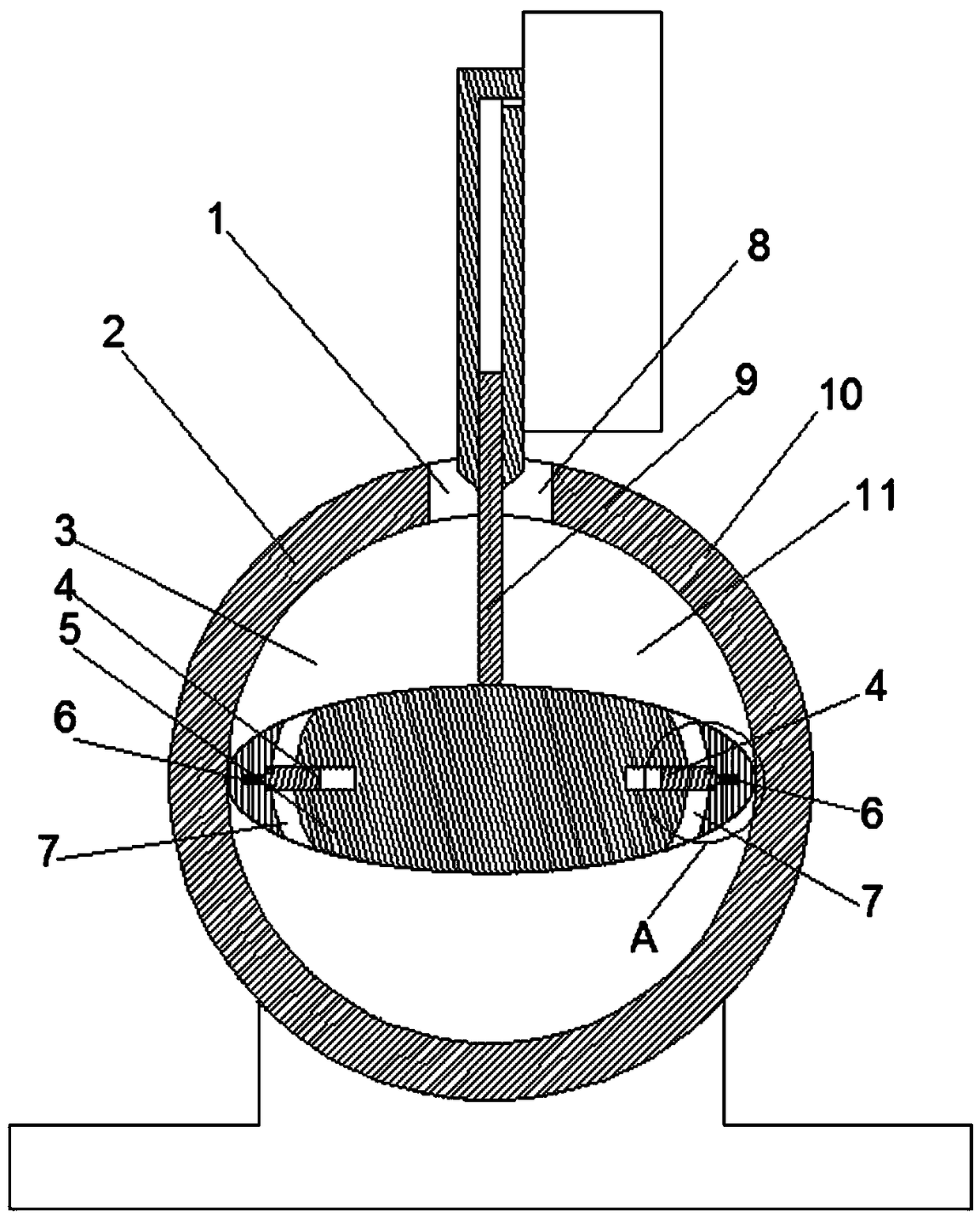 A pump and hydraulic power assembly using the pump