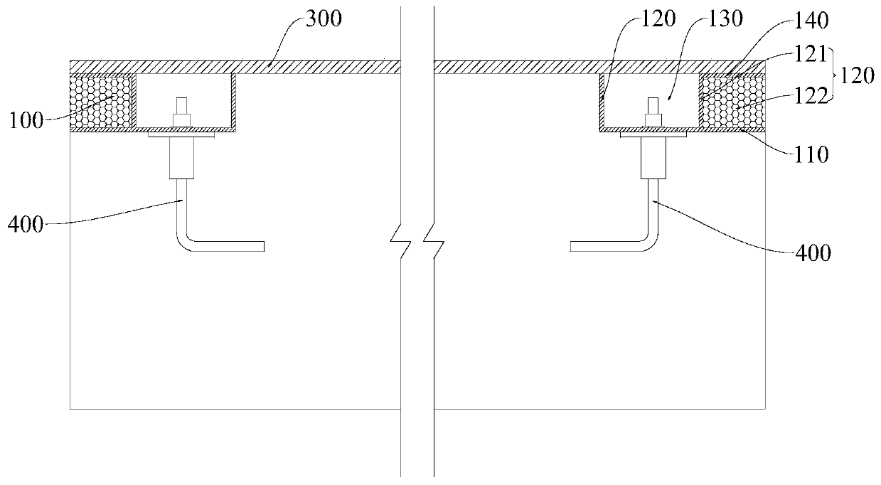 Waterstop embedded part positioning mold and method