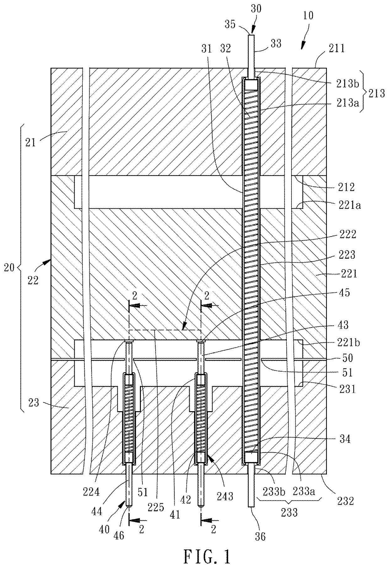 Probe head for high frequency signal test and medium or low frequency signal test at the same time