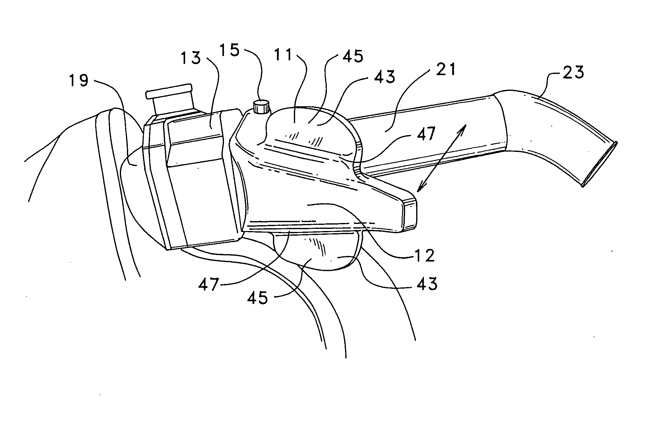 Modified manual control lever devices and methods