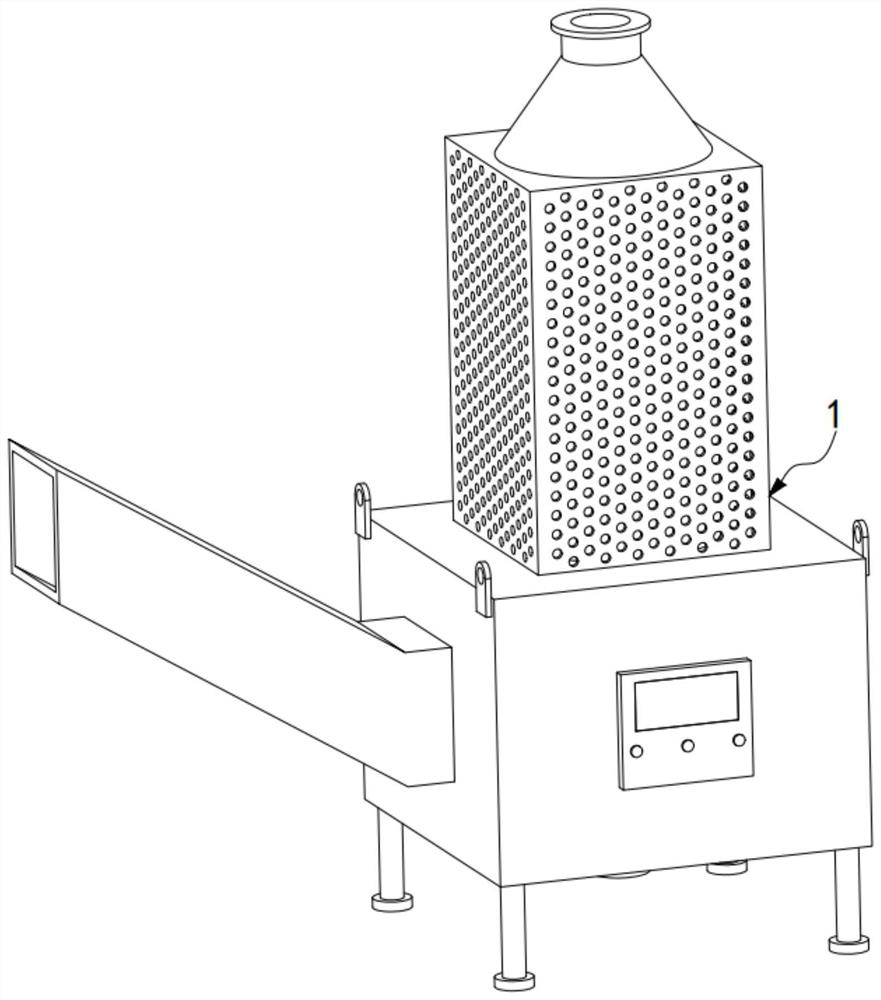 A hazardous waste incineration treatment system