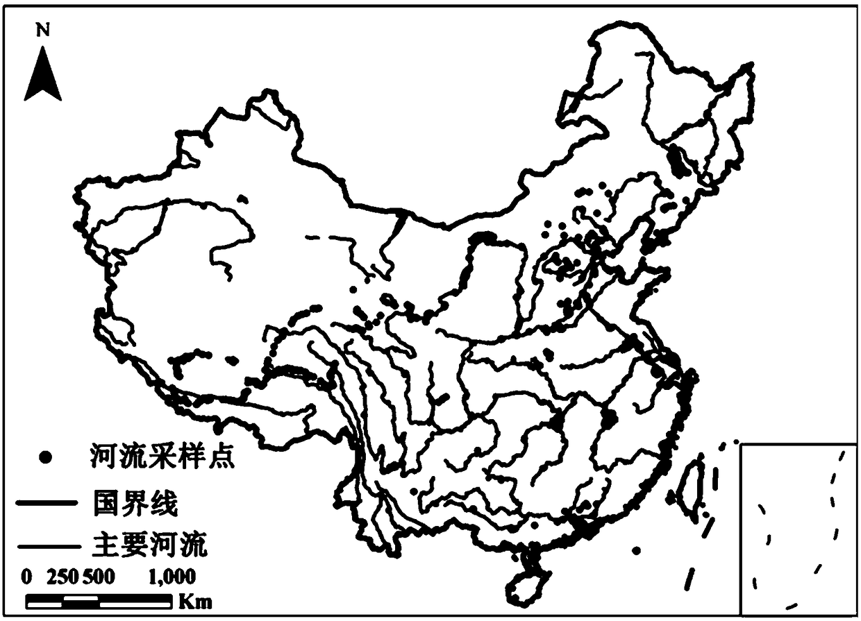 Method for estimating river humification index (HIX)