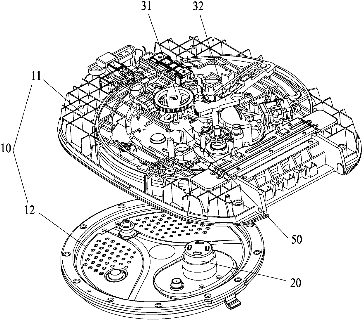 Pressure cooking appliance