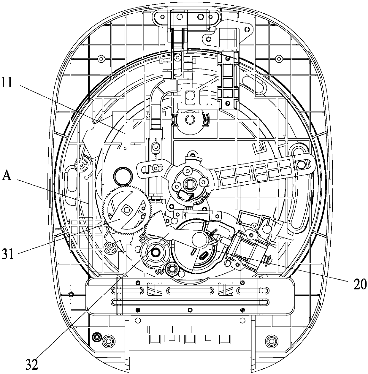 Pressure cooking appliance