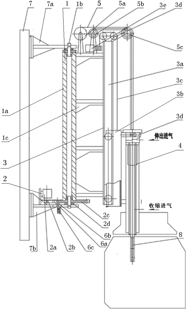 Automatic probe delivery and draw-out system capable of converter steelmaking endpoint parameter detection and liquid steel sampling and telescopic pipe assembly