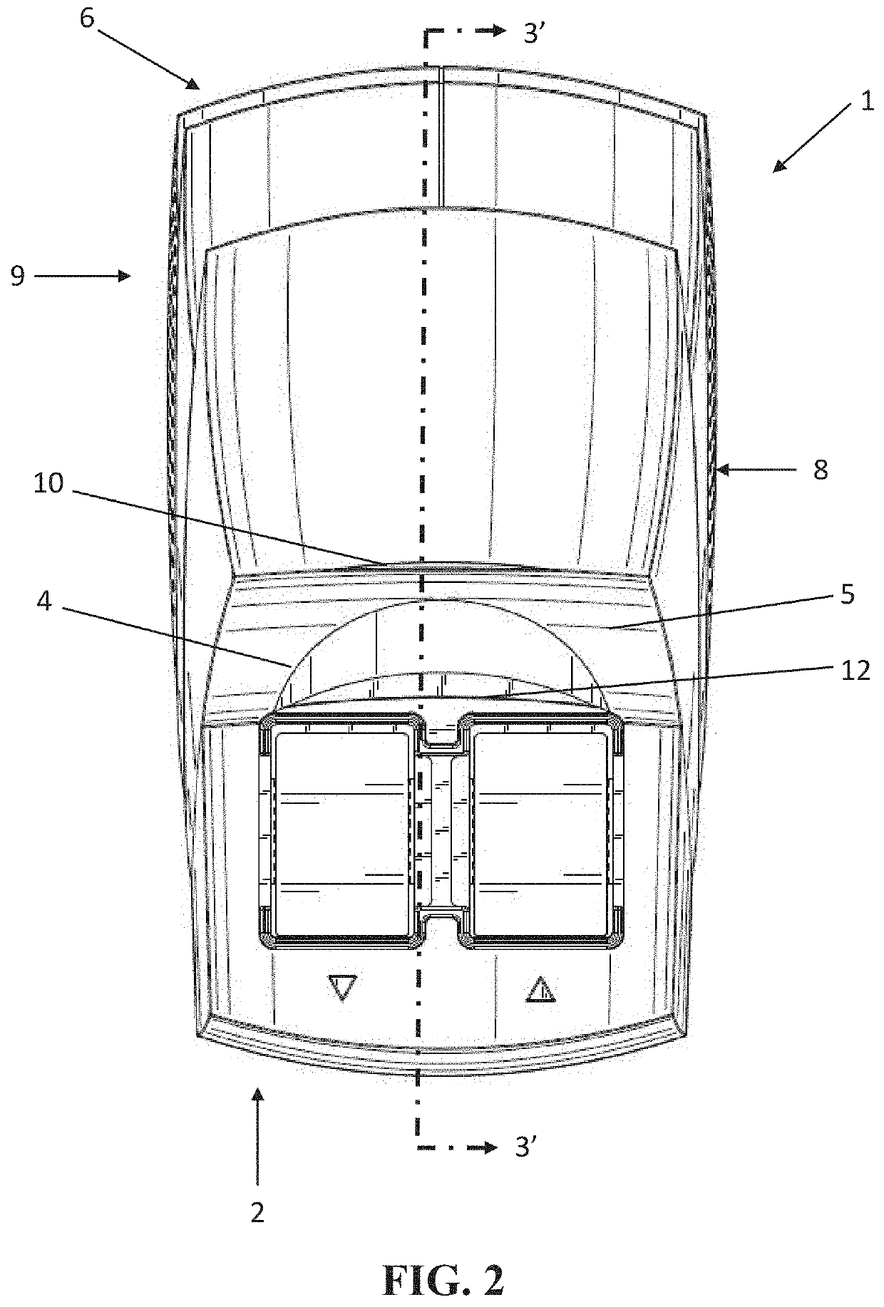 Device housing with lighting