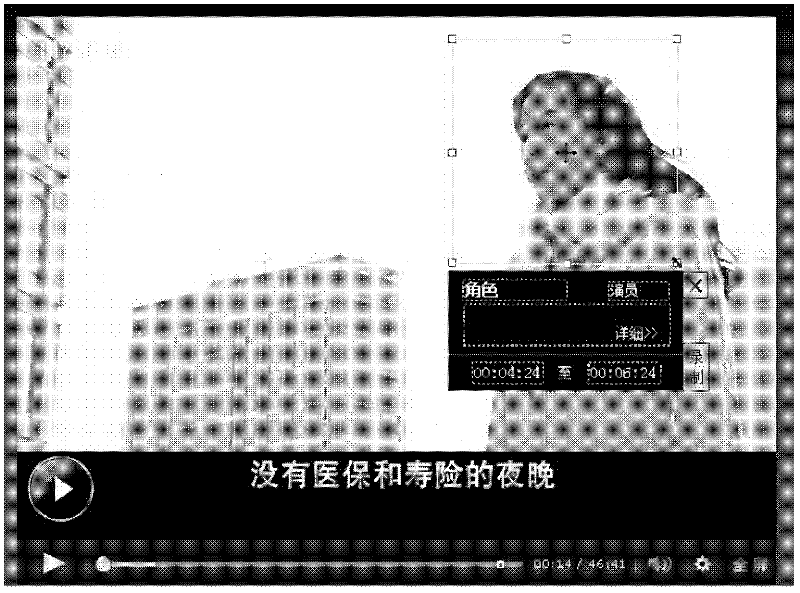 Display method and device for video information