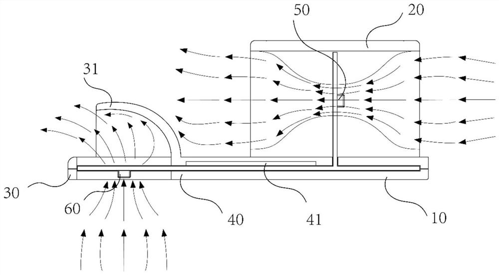 Mouth-nose breathing airflow monitoring device