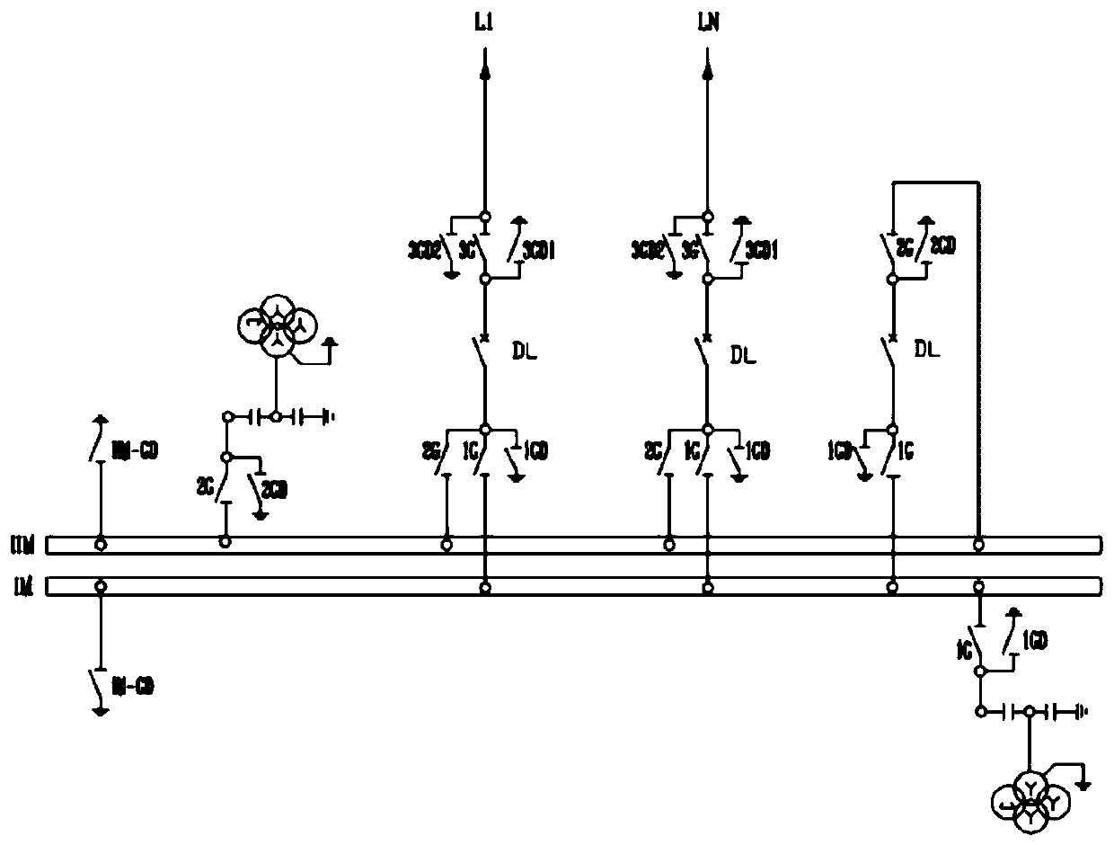 A measurement and control device and its logic display method for preventing false locks