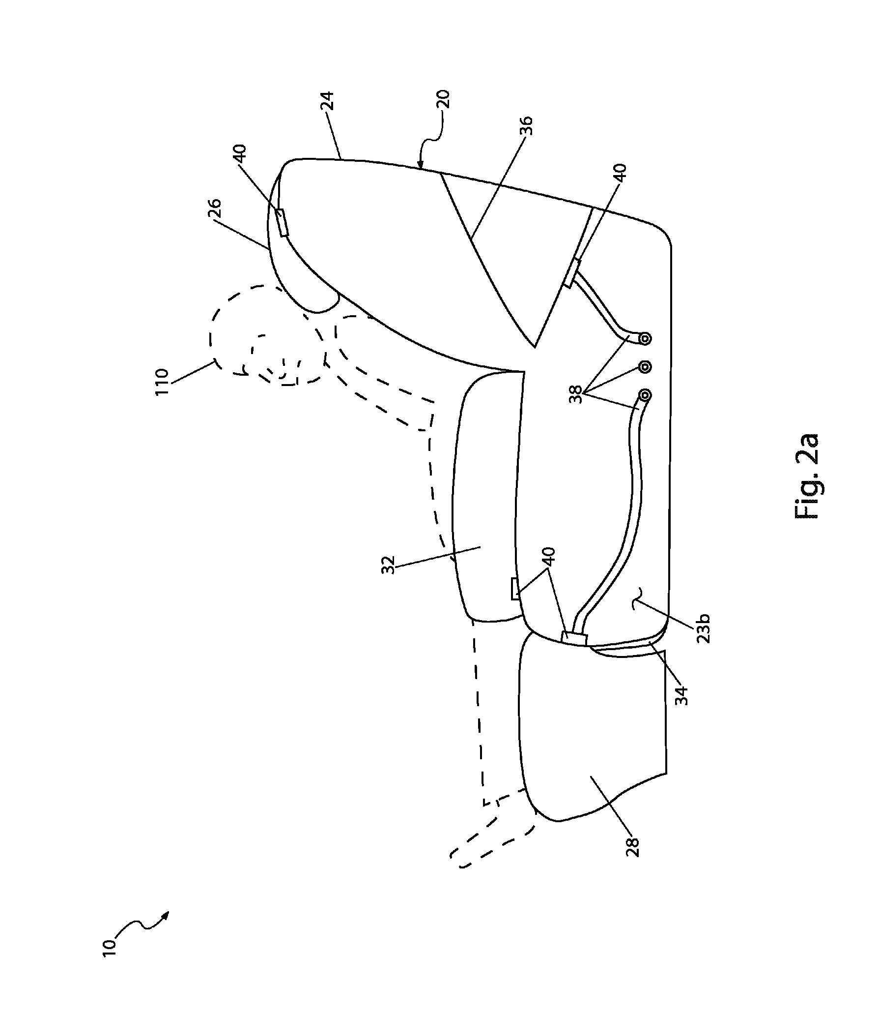 Inflatable reclining chair