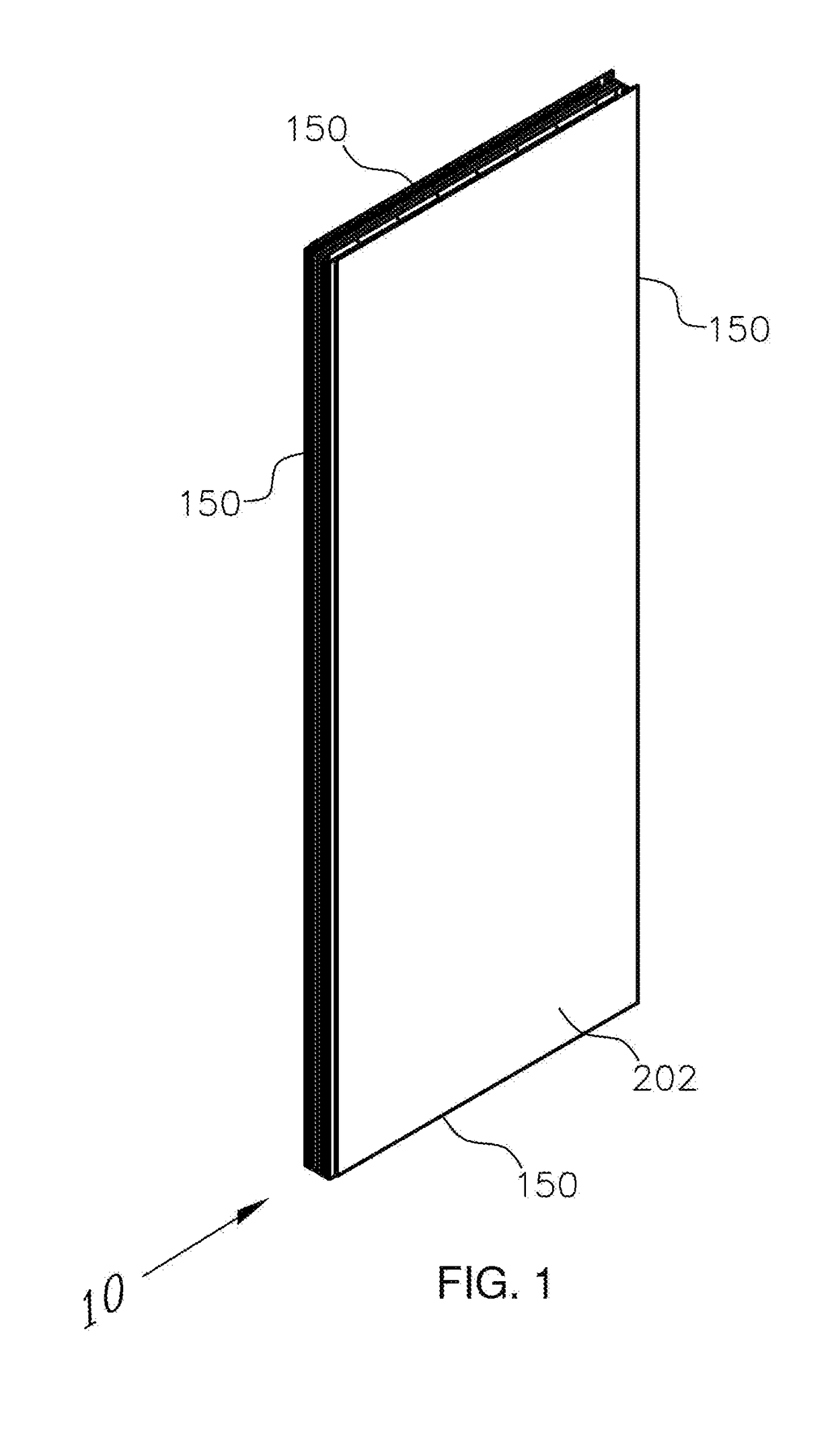 Fire-retardant panel with frame