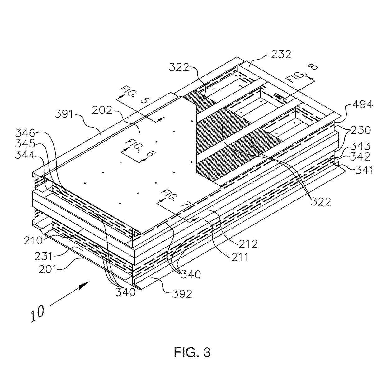 Fire-retardant panel with frame