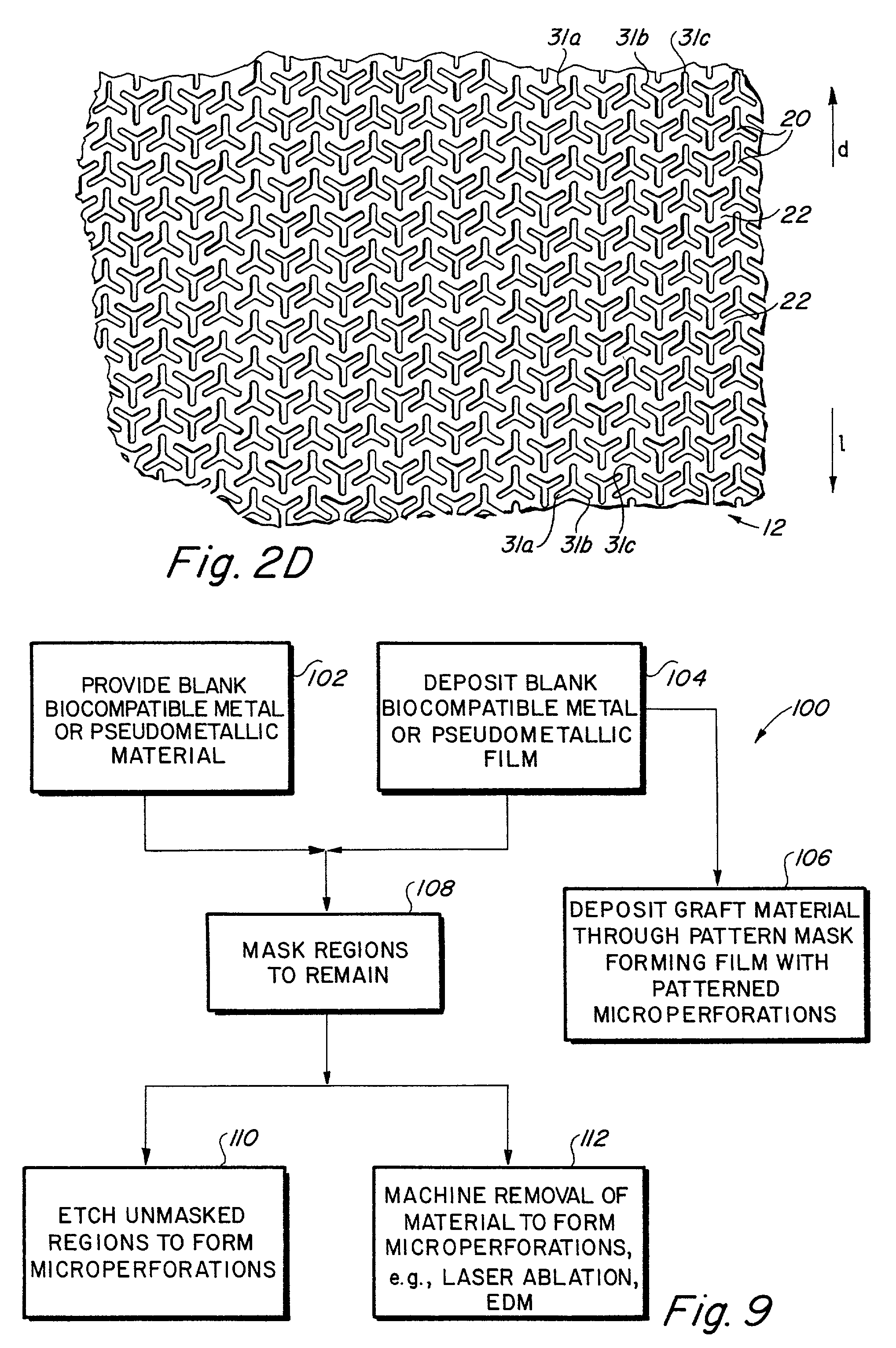 Self-supporting metallic implantable grafts, compliant implantable medical devices and methods of making same