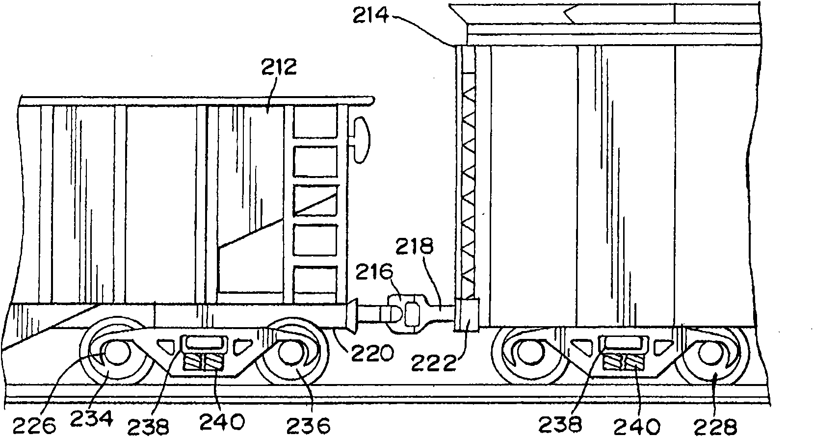 Railroad freight car sidebearing