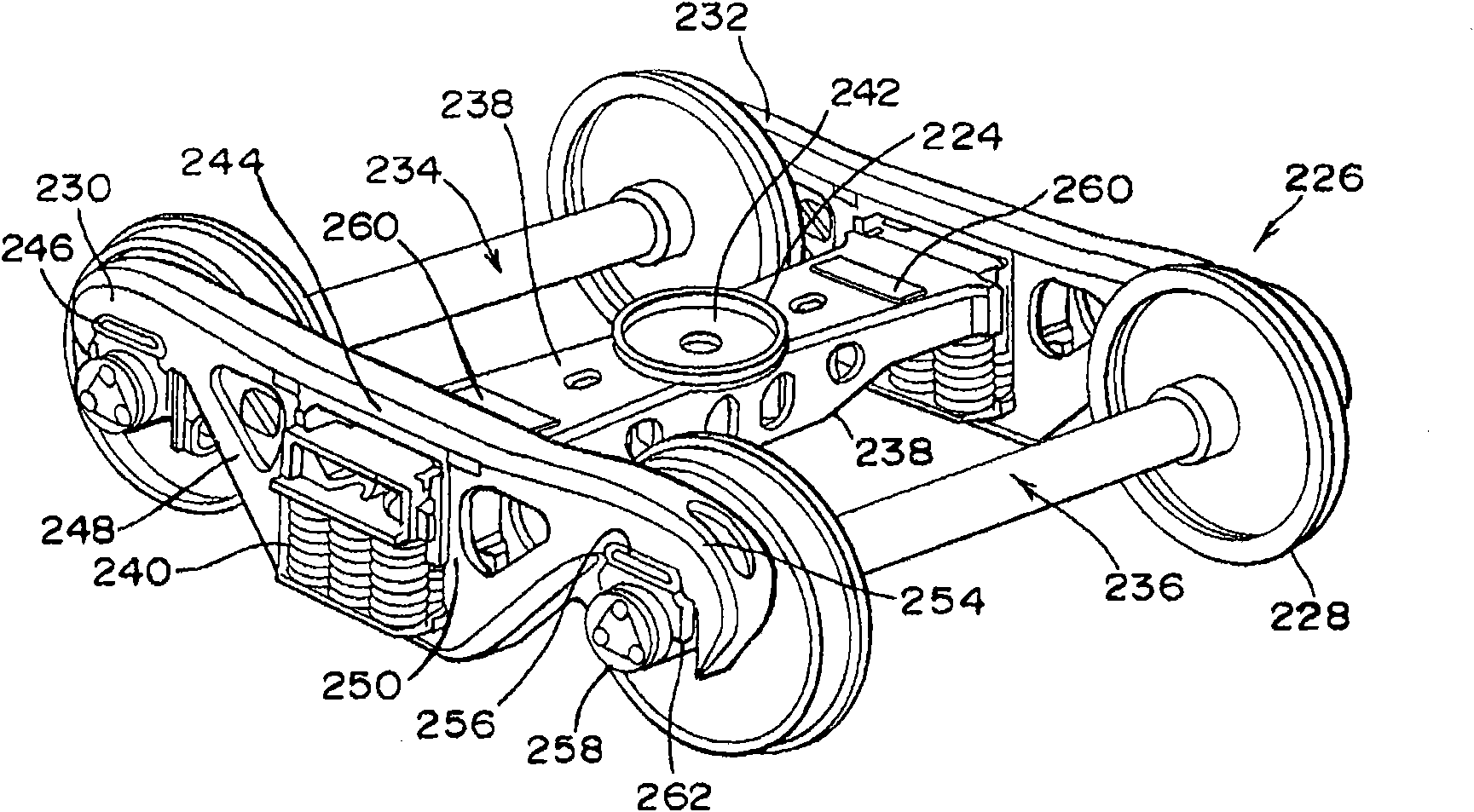 Railroad freight car sidebearing