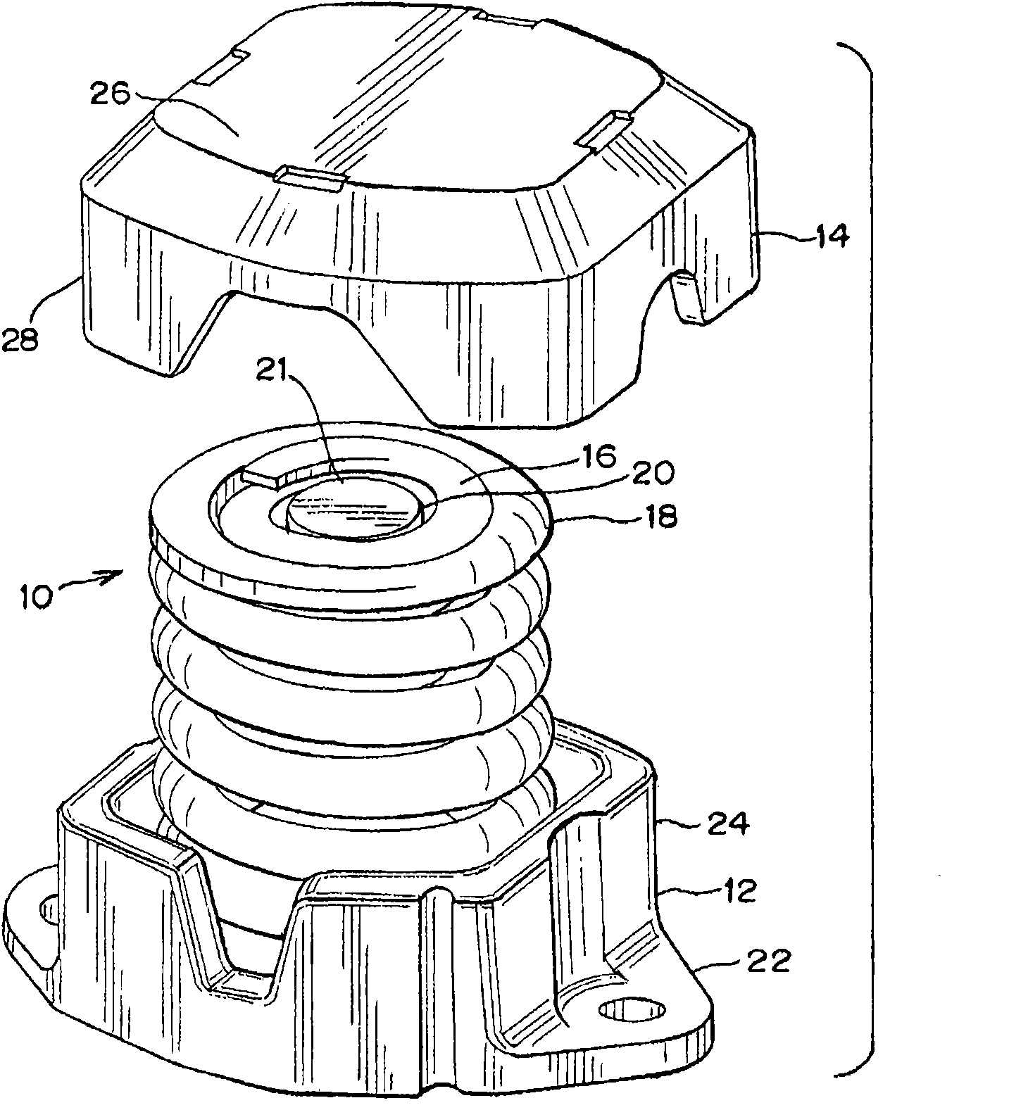 Railroad freight car sidebearing